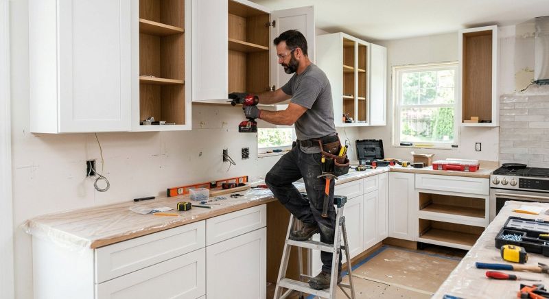 Wood Cabinet Installation in Dayton, OH